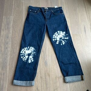 Sandro Tie Die Denim Pant